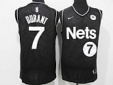 Nets 7 Kevin Durant Black 2021 Earned Edition Swingman Jersey,baseball caps,new era cap wholesale,wholesale hats